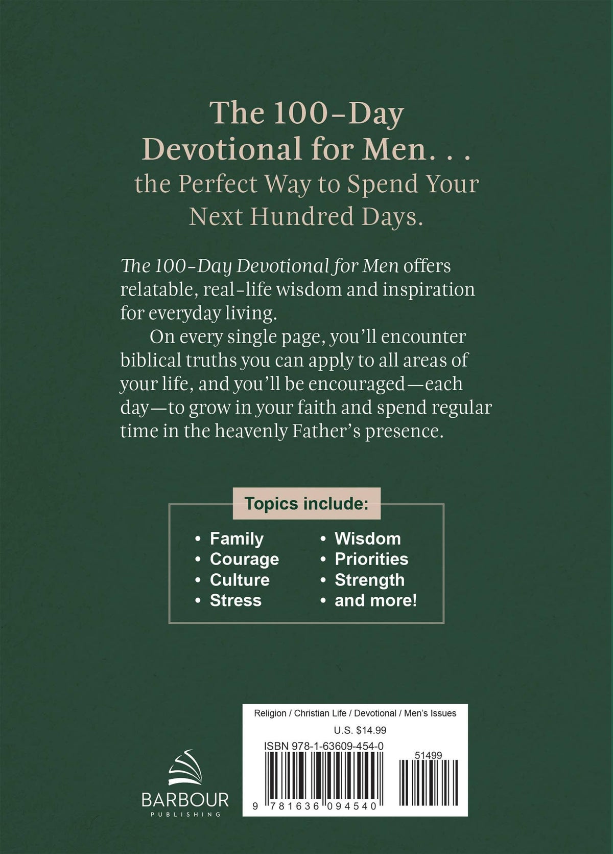 The 100-Day Devotional for Men