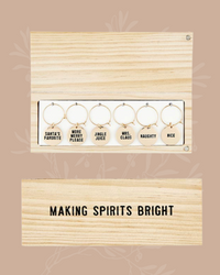 Making Spirit Bright Wine Charm Set