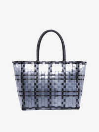 Alexandria Plastic Colored Contrast Tote