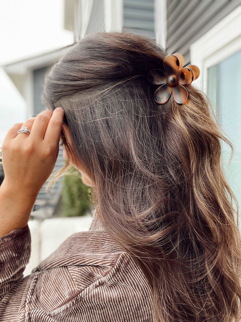 Flower Claw Clips