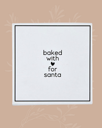 Baked with Love for Santa Plate