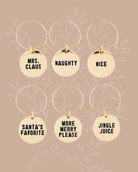 Making Spirit Bright Wine Charm Set