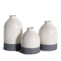 Set of 3 Half Dipped Bud Vases