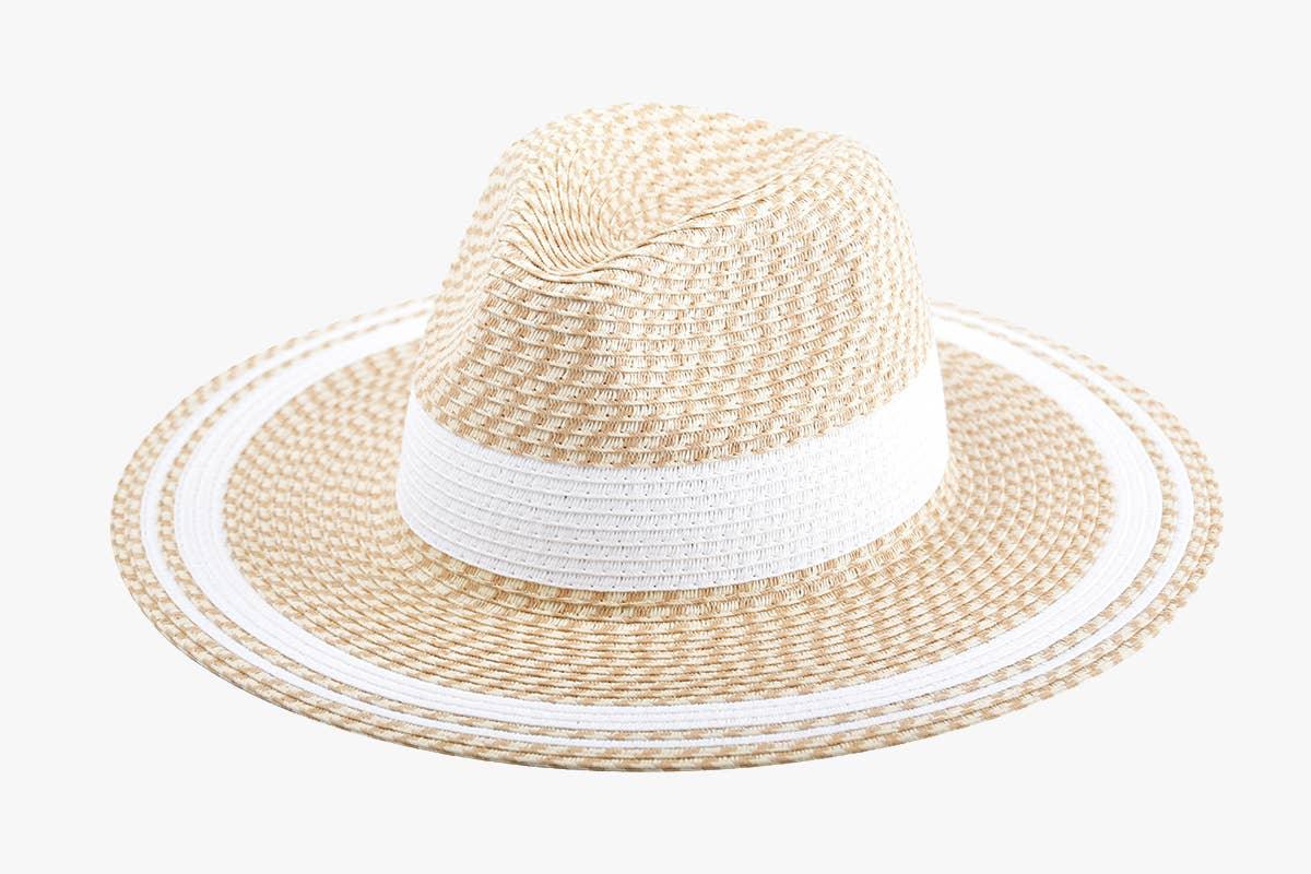 HAT2317 India Colored Accent Sun Hat