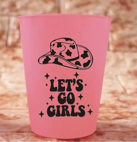 Let's Go Girls Plastic Reusable Cup