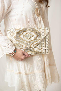 Bohemian Beaded Clutch