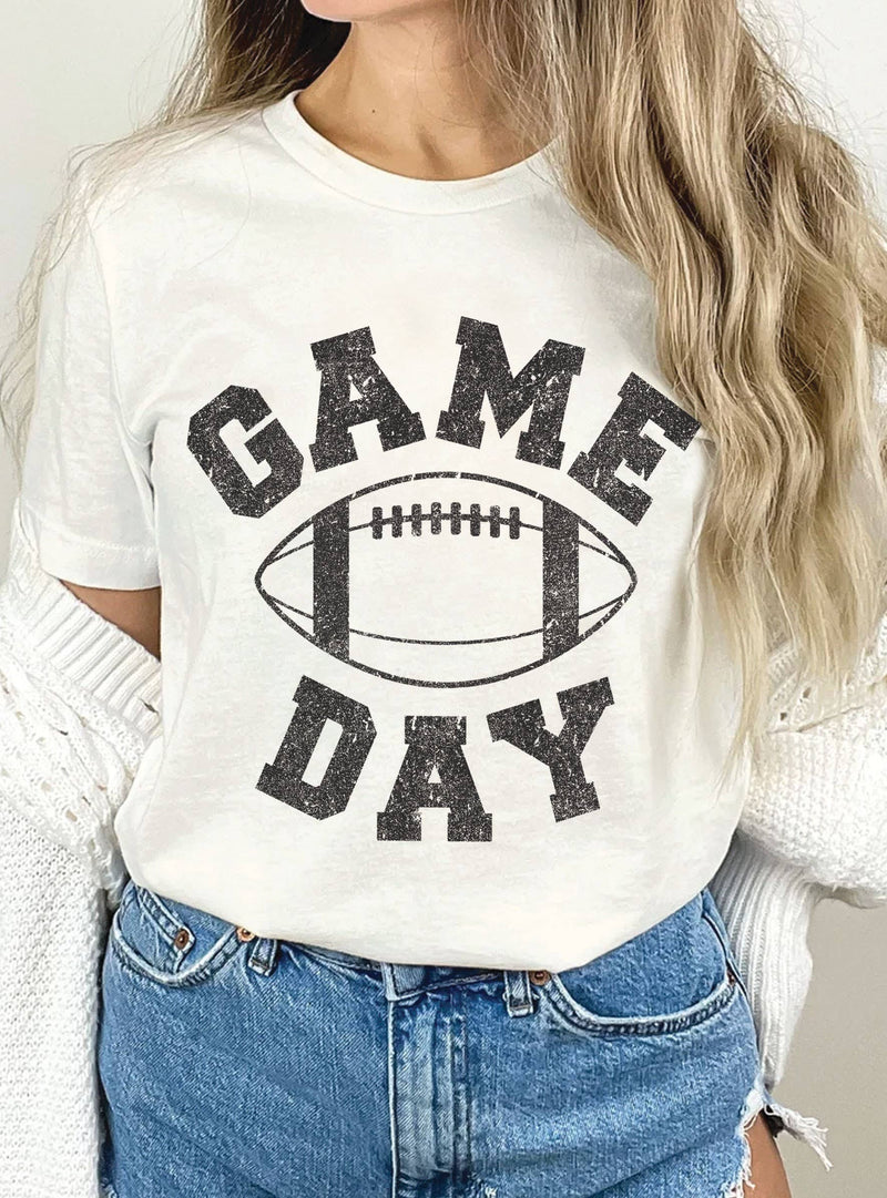 Game Day Football Graphic Tshirt