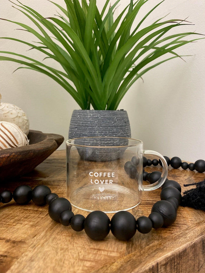 Coffee Lover Glass Mug