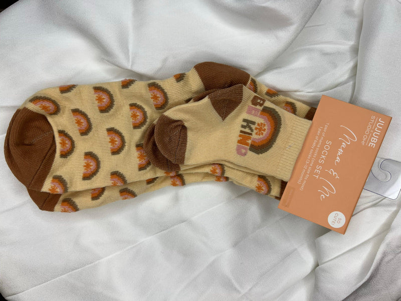 Mini Me Socks Set- Little Miss Rainbows