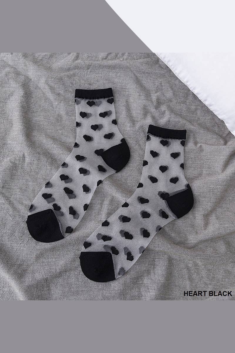 HEART SHEER SOCKS