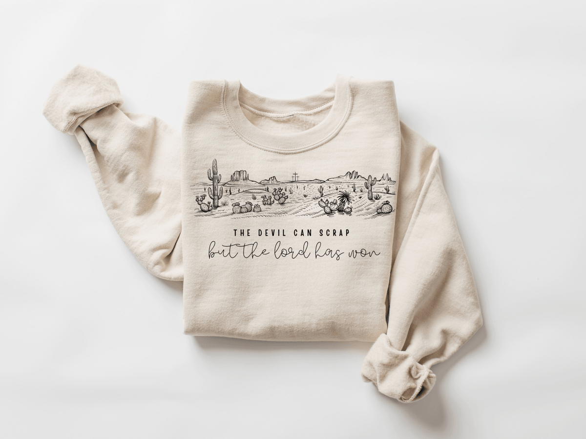 The Lord Has Won - Sweatshirt | Western + Boho