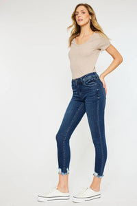 KanCan High Rise Ankle Skinny Jeans Dark Wash