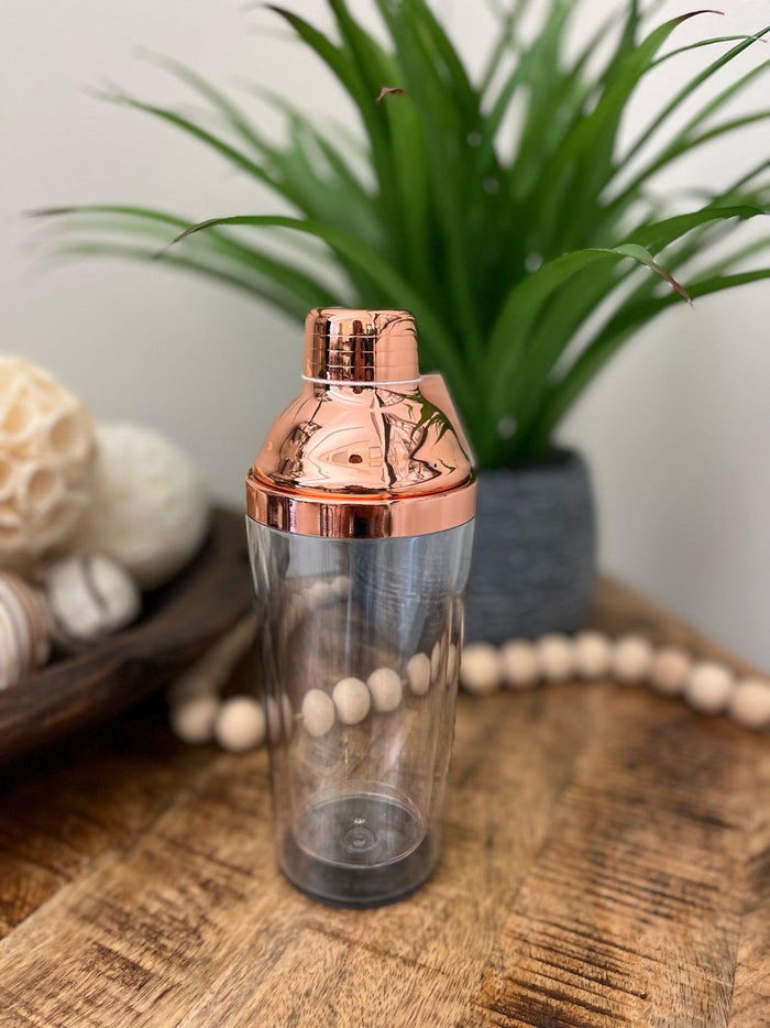 Rose Gold Top Cocktail Shaker