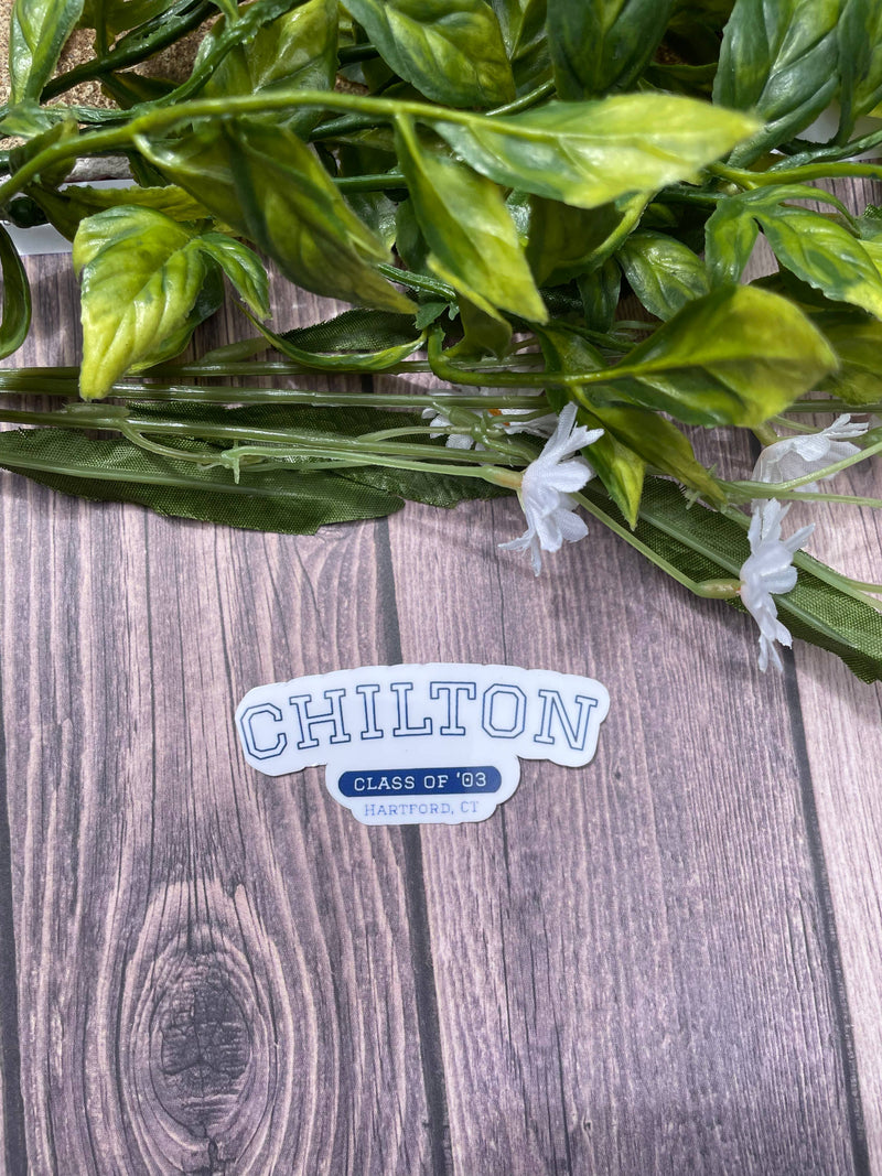 Chilton, Class of '03: Gilmore Girls-Themed Sticker/Magnet