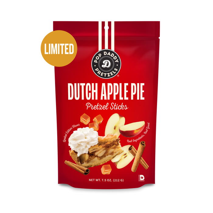 Pop Daddy – Dutch Apple Pie Seasoned Pretzels 7.5oz