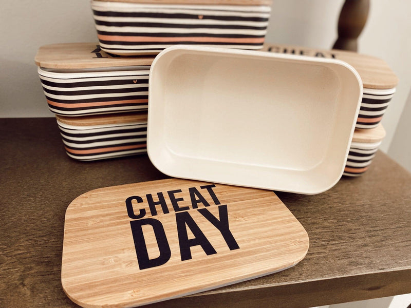 Cheat Day Bamboo Lunch Box