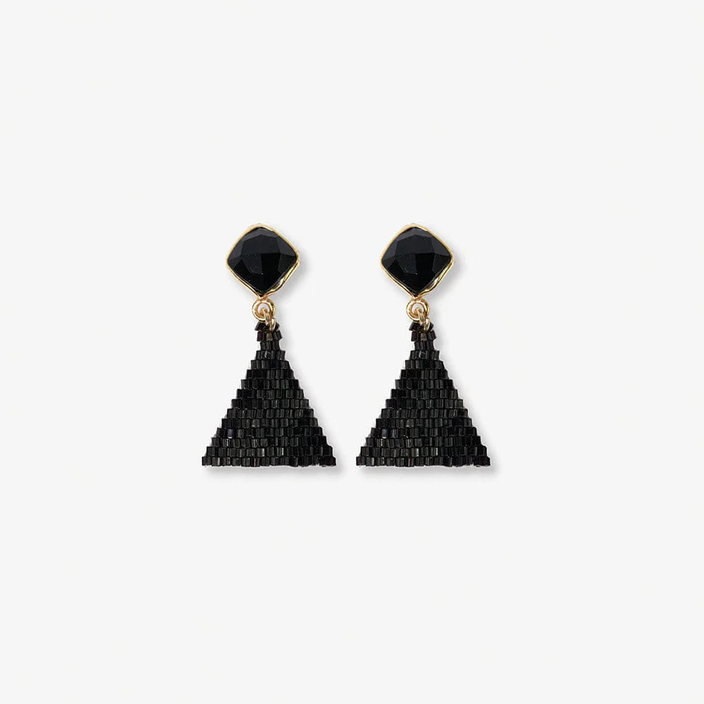 Ink + Alloy Celia Small Triangle Drop Earrings