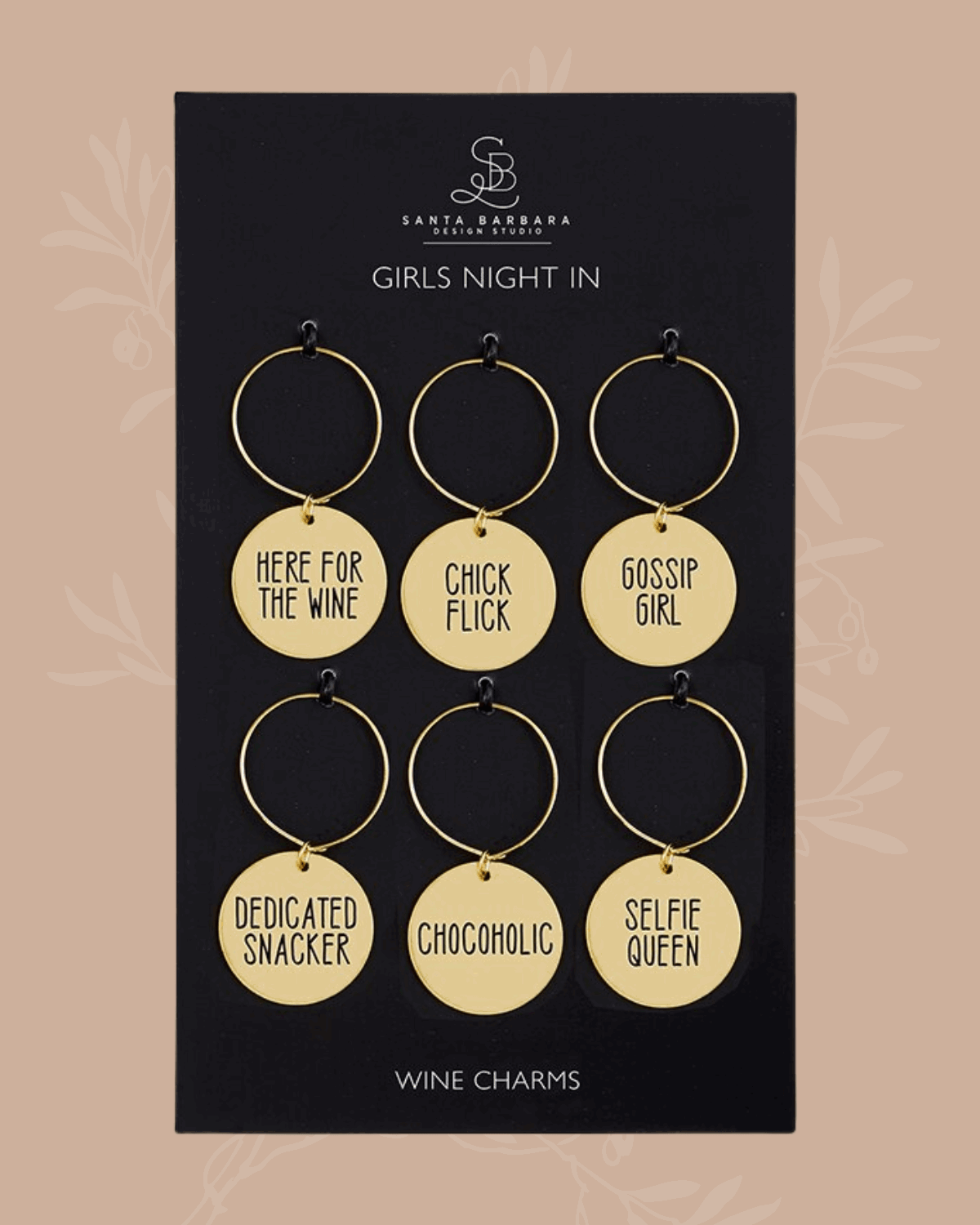 Girls Night In Wine Charm Set