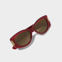 Rimini Sunglasses Deep Red