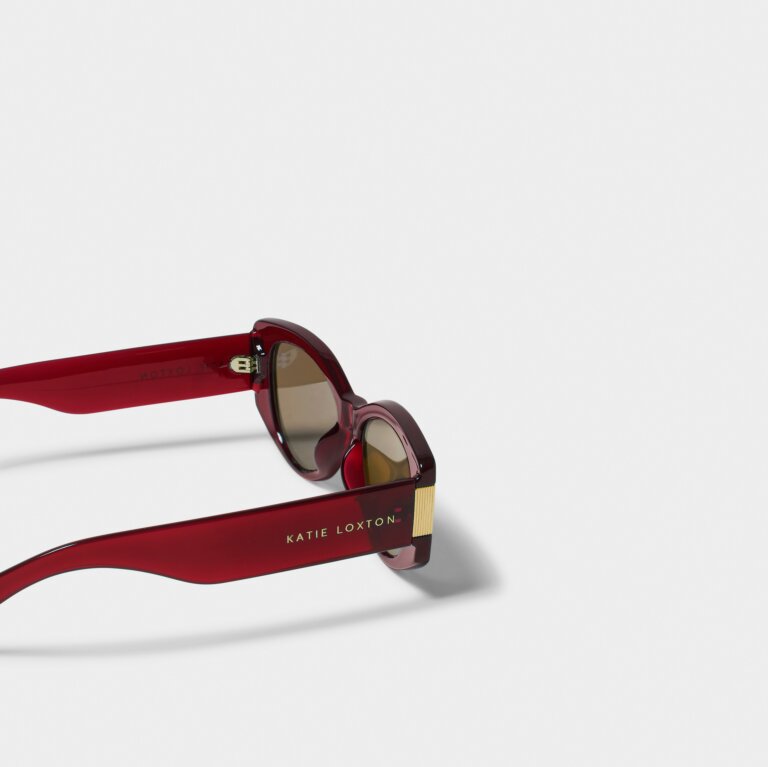 Rimini Sunglasses Deep Red