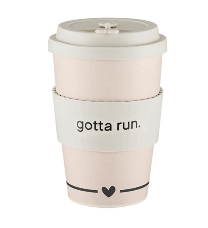 Gotta Run - Reusable Bamboo Cup