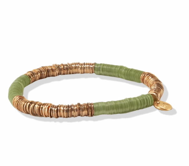 Grace Two Tone Bracelet - Mint and Gold