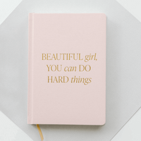 Beautiful Girl Fabric Journal