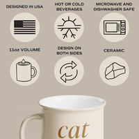 Cat Mom 11 ounce Mug