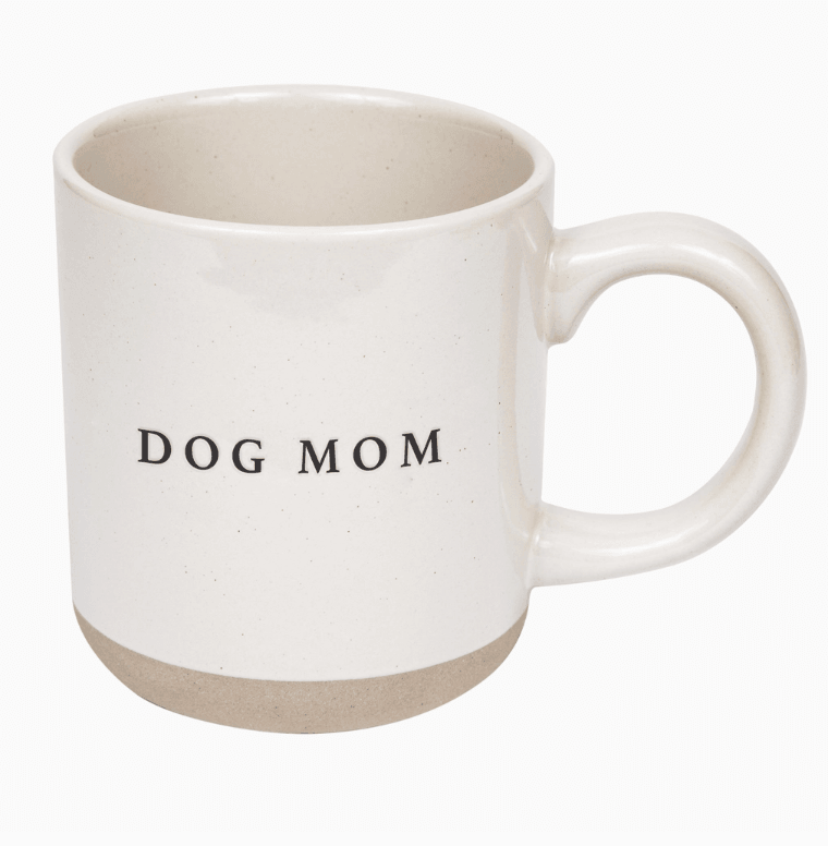 Dog Mom Stoneware Mug