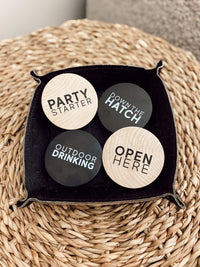 Wooden Bottle Opener - Party Starter