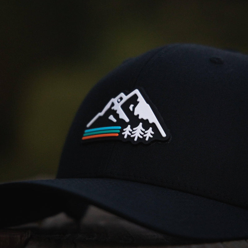 Retro Mountain Trucker Hat