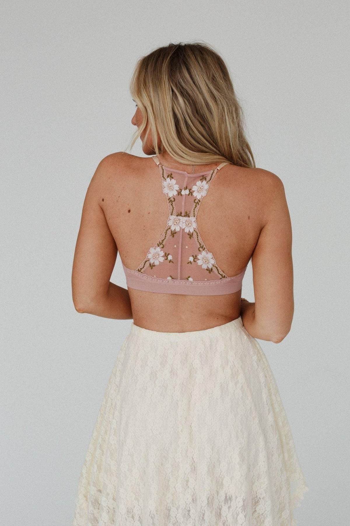 Daisy Breeze Bralette - Pink