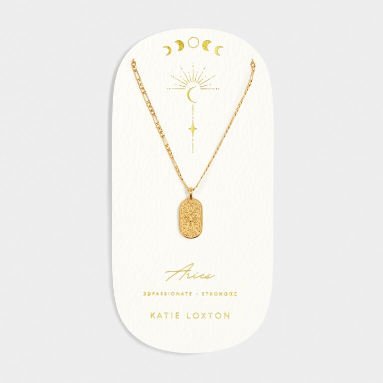 18K Gold PVD Coated Horoscope Necklace