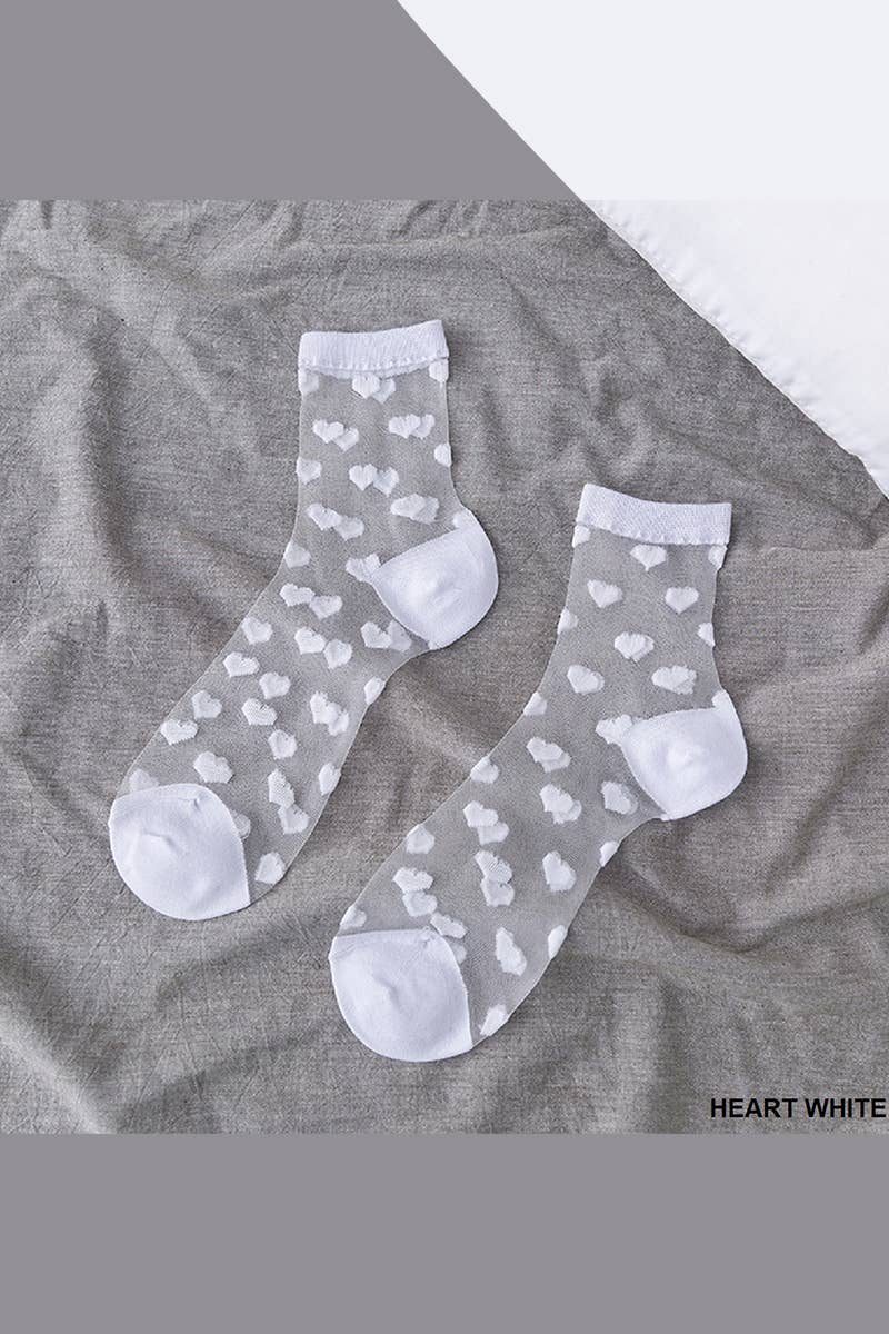 HEART SHEER SOCKS