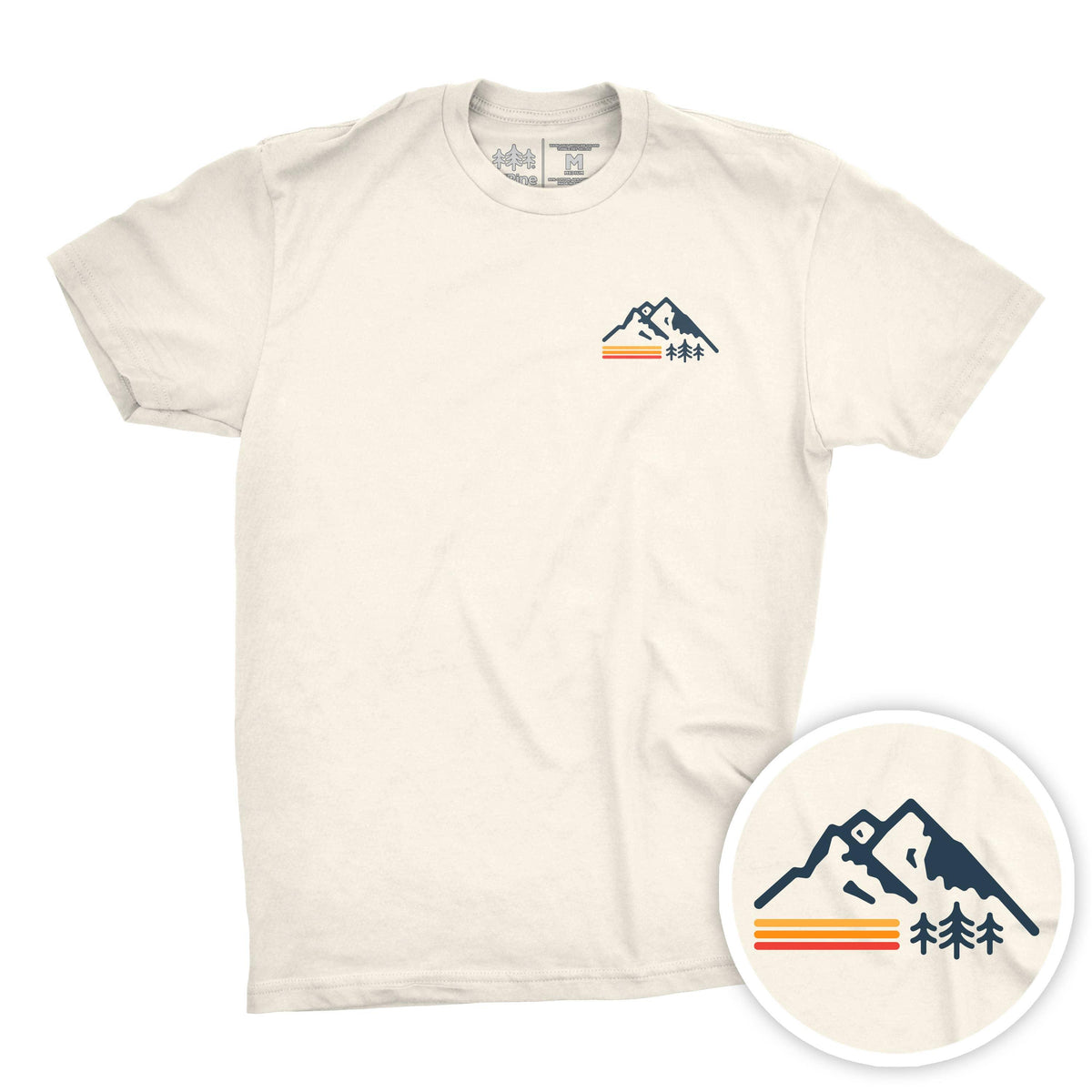 Retro Mountain CloudFit Tee