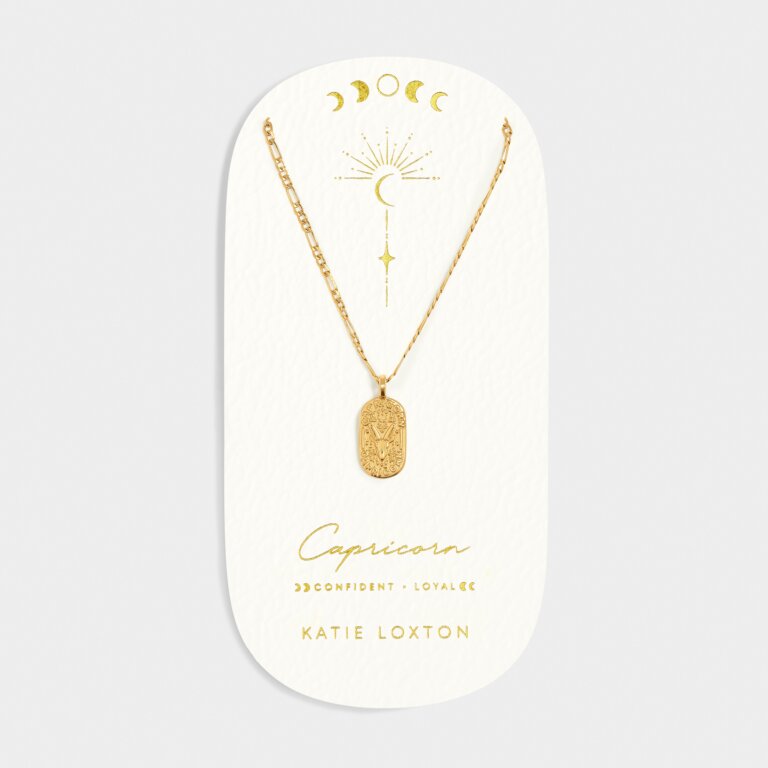 18K Gold PVD Coated Horoscope Necklace