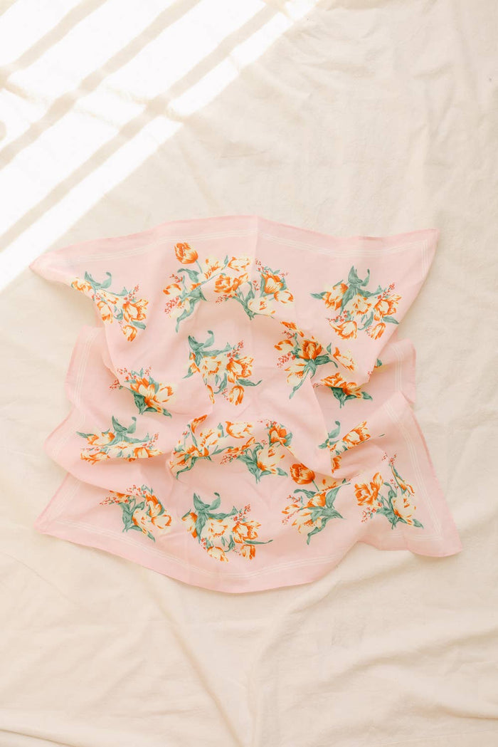 Orchid Floral Pattern Bandana