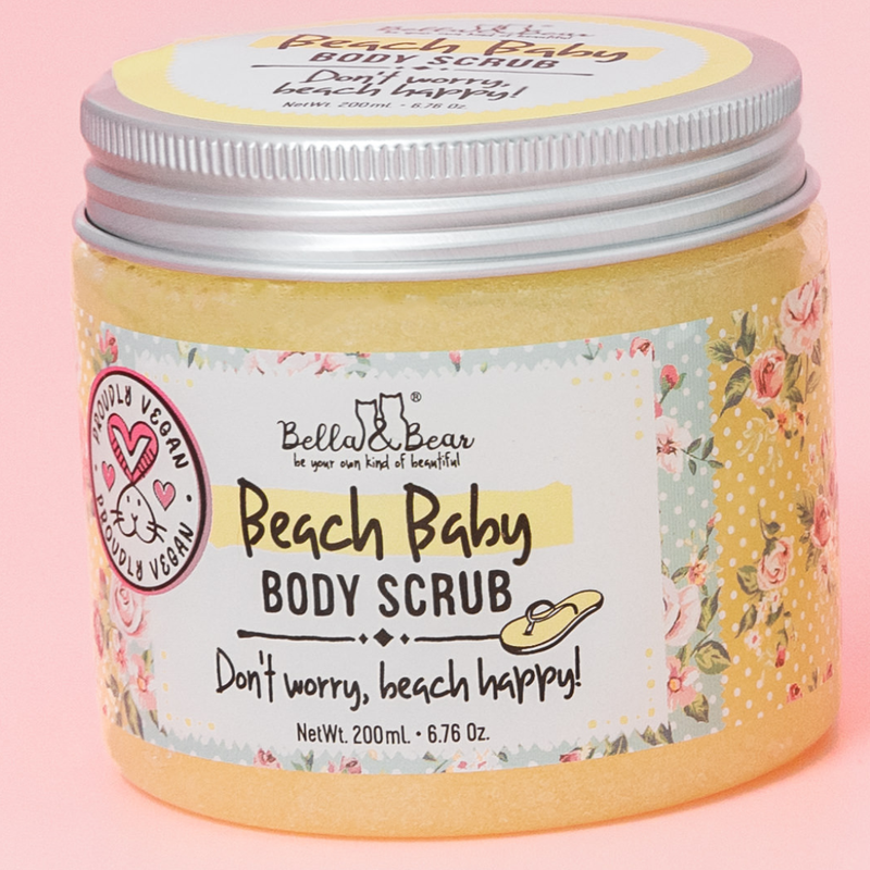 Beach Baby Body Scrub 6.7oz Vegan & Cruelty Free