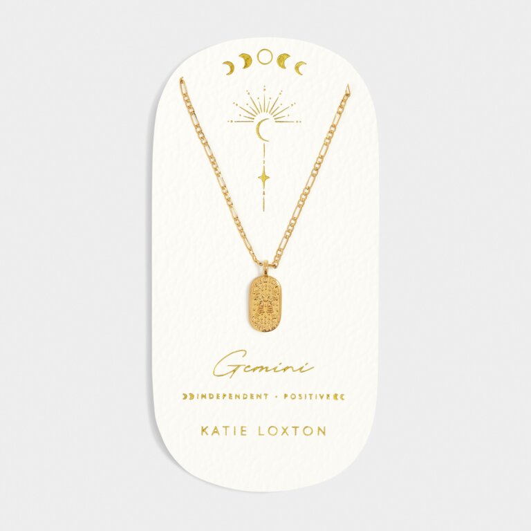 18K Gold PVD Coated Horoscope Necklace