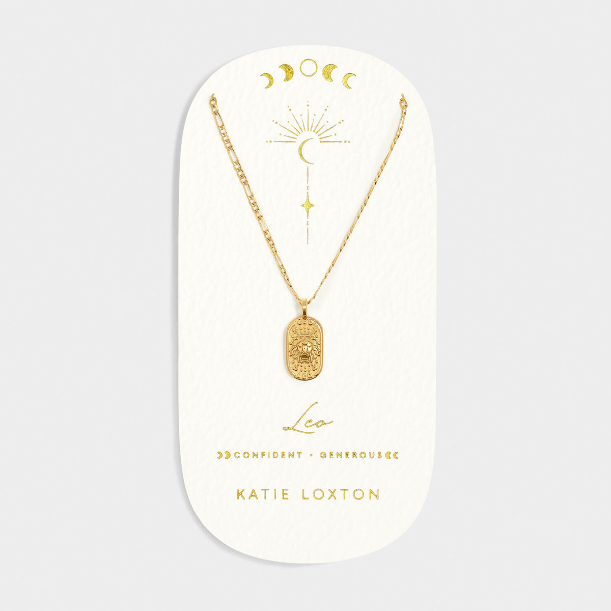 18K Gold PVD Coated Horoscope Necklace