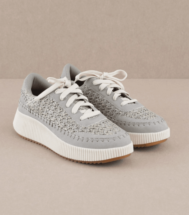 Parma Grey Low Top Sneakers