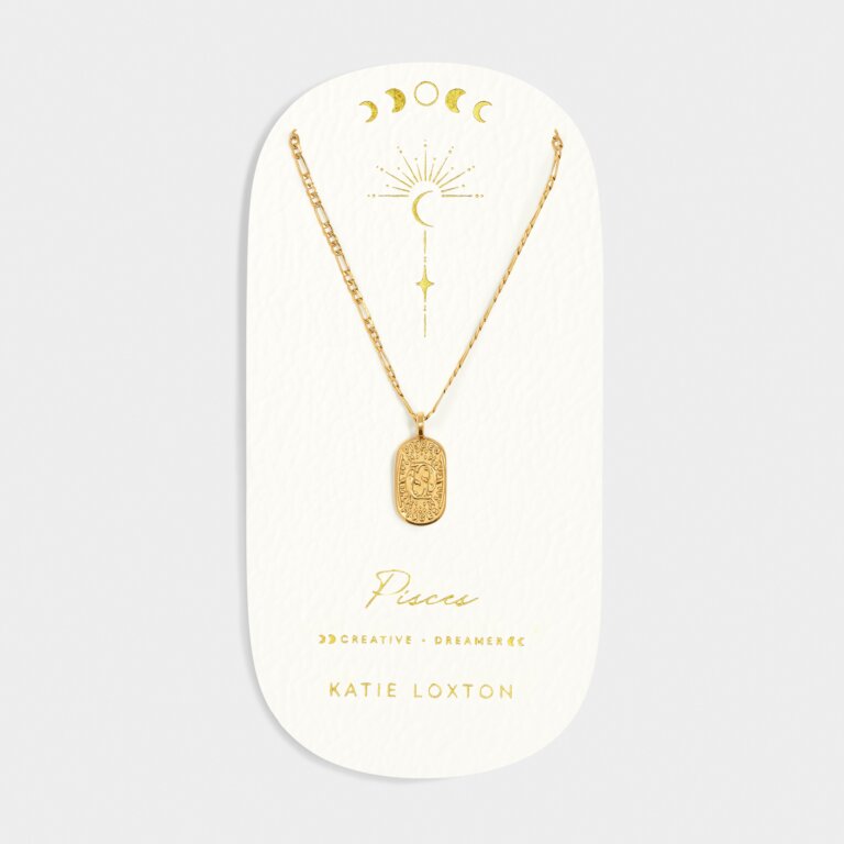 18K Gold PVD Coated Horoscope Necklace