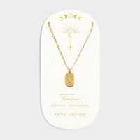 18K Gold PVD Coated Horoscope Necklace