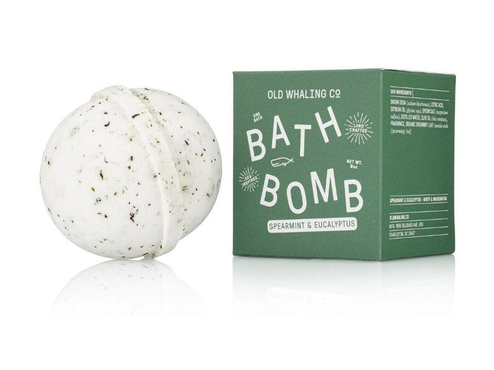 Spearmint & Eucalyptus - Bath Bomb - Old Whaling Co.