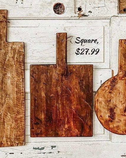 Square Cutting Board Decor