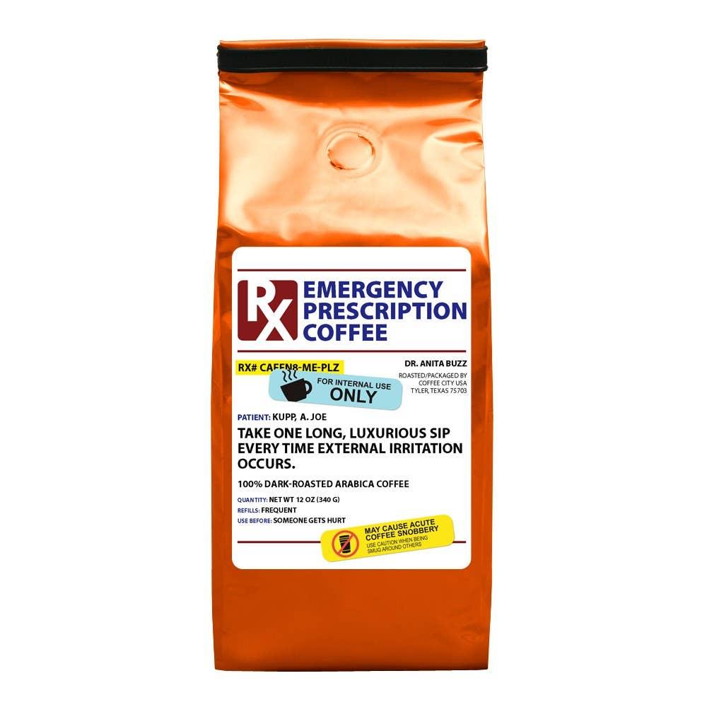 12 oz Prescription Coffee - Ground Dark Roast