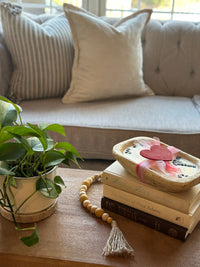 Dough Bowl Candle (Espresso, Heart)